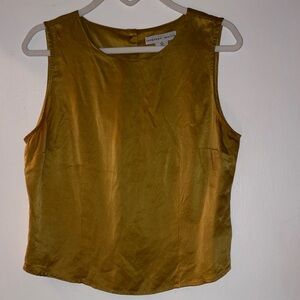 Jonathan Martin Women's Gold Sleeveless Blouse